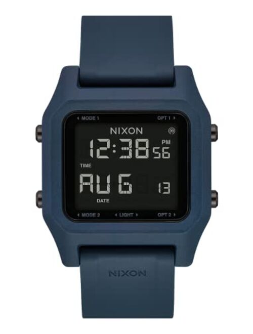 NIXON Staple A1309-100m Water Resistant Men's Digital Sport Watch (38mm Face, 22mm PU/Rubber/Silicone Band) - Made with #Tide Recycled Ocean Plastics