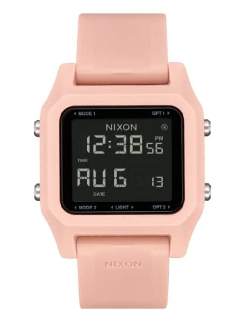 NIXON Staple A1309-100m Water Resistant Men's Digital Sport Watch (38mm Face, 22mm PU/Rubber/Silicone Band) - Made with #Tide Recycled Ocean Plastics