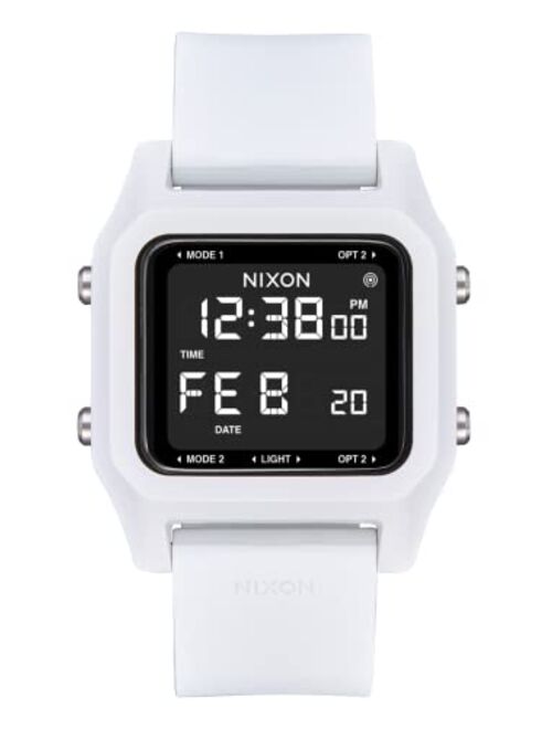 NIXON Staple A1309-100m Water Resistant Men's Digital Sport Watch (38mm Face, 22mm PU/Rubber/Silicone Band) - Made with #Tide Recycled Ocean Plastics