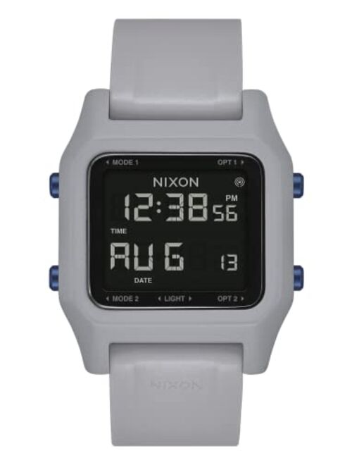 NIXON Staple A1309-100m Water Resistant Men's Digital Sport Watch (38mm Face, 22mm PU/Rubber/Silicone Band) - Made with #Tide Recycled Ocean Plastics