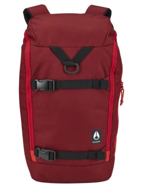 NIXON Hauler 25L Backpack - Black - Made with REPREVE® Our Ocean™ and REPREVE® recycled plastics.