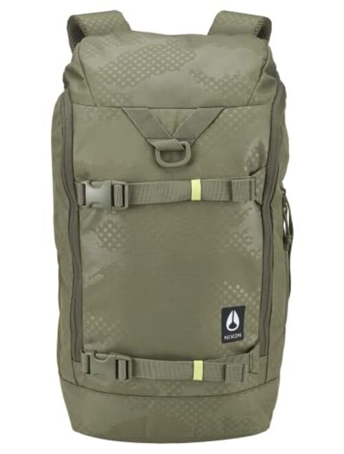 NIXON Hauler 25L Backpack - Black - Made with REPREVE® Our Ocean™ and REPREVE® recycled plastics.