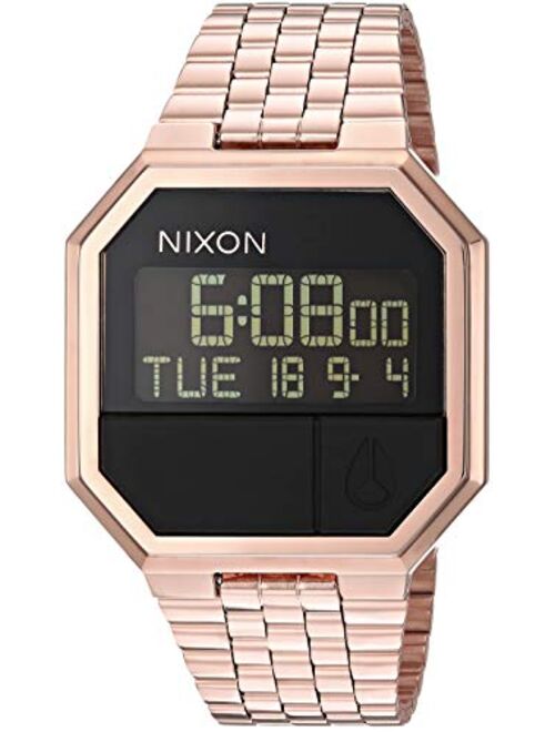 Nixon Re-Run A158. 100m Water Resistant Men’s Digital Watch (38.5mm Digital Watch Face. 13-18mm Stainless Steel Band)