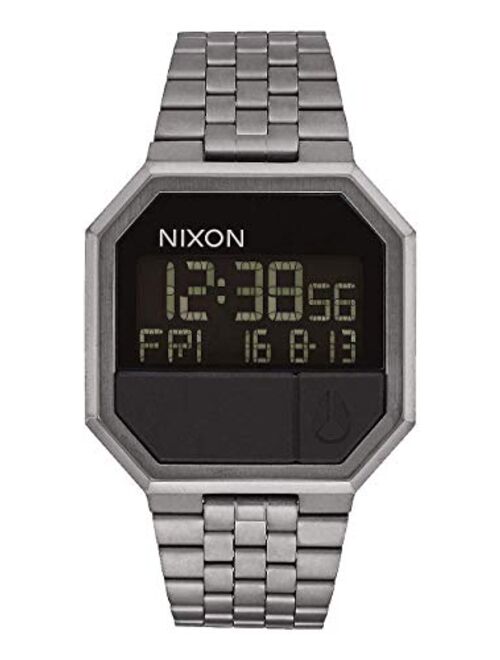 Nixon Re-Run A158. 100m Water Resistant Men’s Digital Watch (38.5mm Digital Watch Face. 13-18mm Stainless Steel Band)