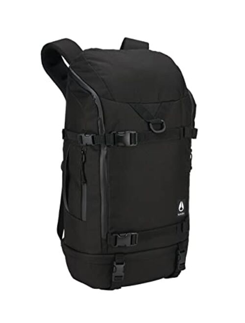 NIXON Hauler 35L Backpack - Black - Made with REPREVE® Our Ocean™ and REPREVE® recycled plastics.