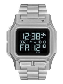 A1268 Regulus SS Stainless Steel Digital Watches