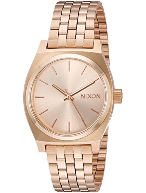 Nixon Medium Time Teller A1130. 100m Water Resistant Women’s Watch (31 mm Stainless Steel Watch Face)