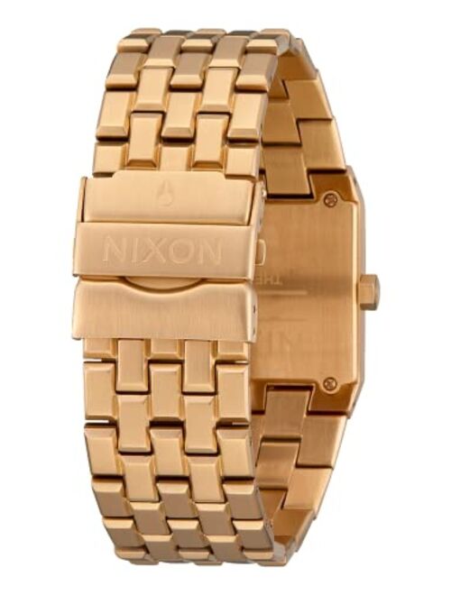 NIXON Ticket A1262 - All Gold - 50m Water Resistant Men's Analog Fashion Watch (34mm Watch Face, 30mm-23mm Stainless Steel Band)