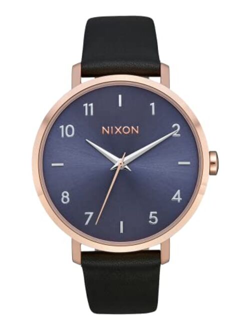 Nixon Arrow Leather Round Dial Analog Watch