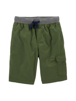 Boys 4-14 Carter's Pull-On Poplin Shorts