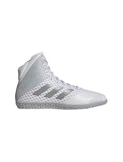 Mat Wizard Hype White/Silver Wrestling Shoes (EF2113)