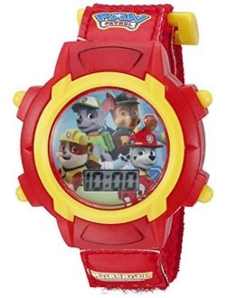 Nickelodeon Kids' PAW5003 Digital Display Quartz Red Watch