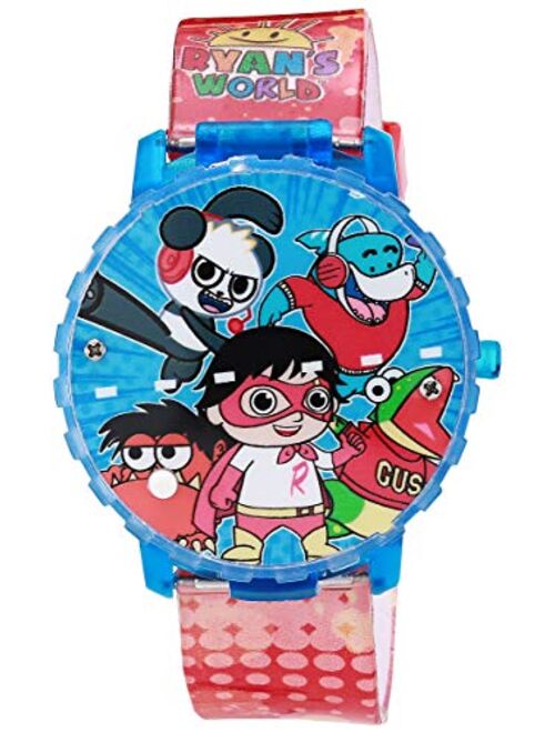 Accutime Boys' Quartz Watch with Plastic Strap, Multicolor, 15 (Model: RYW4000AZ)