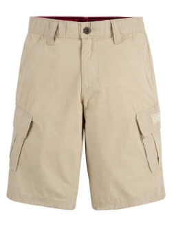 Big Boys Cotton Solid Cargo Shorts