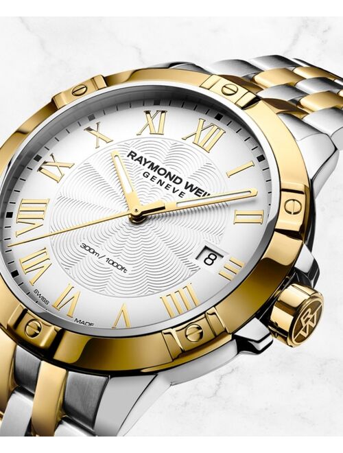 Raymond Weil Men's Swiss Tango Two-Tone PVD Stainless Steel Bracelet Watch 41mm 8160-STP-00308