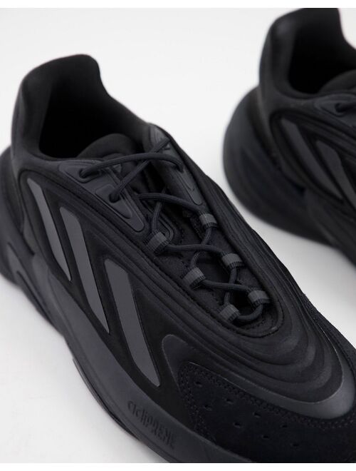 adidas Originals Ozelia sneakers in triple black