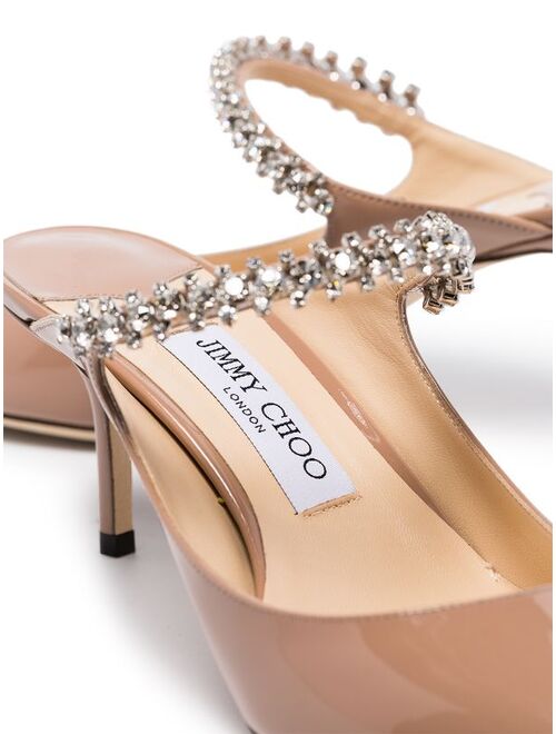 Jimmy Choo Bing embellished strap pumps