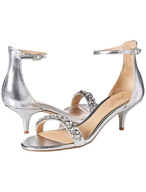 Jewel Badgley Mischka Women's Ankle-Strap Heeled Sandal