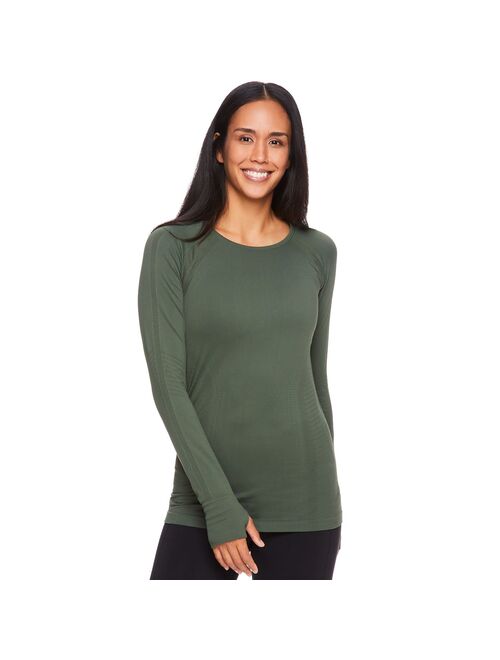 Women's Gaiam Warrior Moisture Wicking Seamless Scoopneck Tee