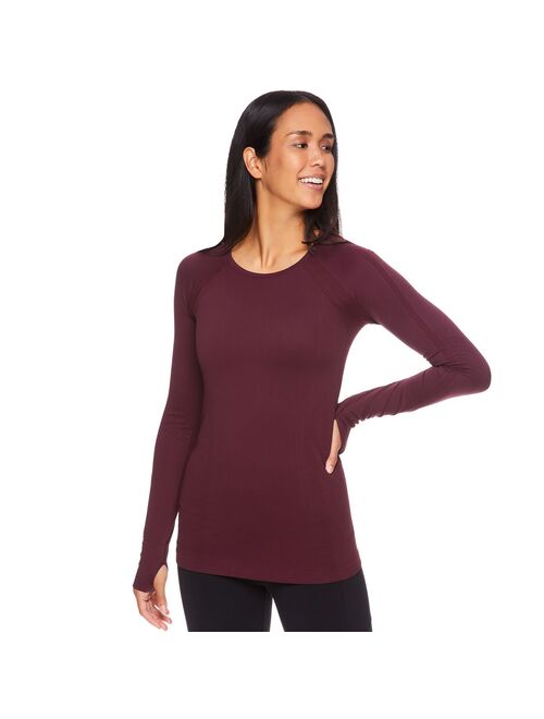 Women's Gaiam Warrior Moisture Wicking Seamless Scoopneck Tee