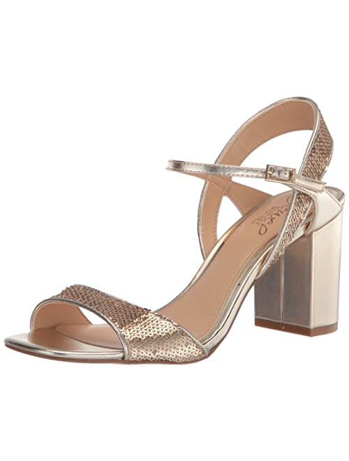 Jewel Badgley Mischka Women's Block Heel Sandal Heeled