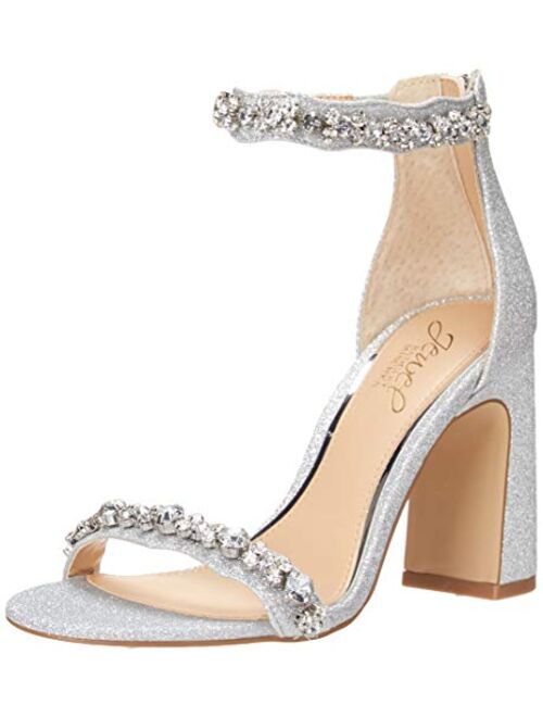 Jewel Badgley Mischka Women's Ornamented Sandal Heeled