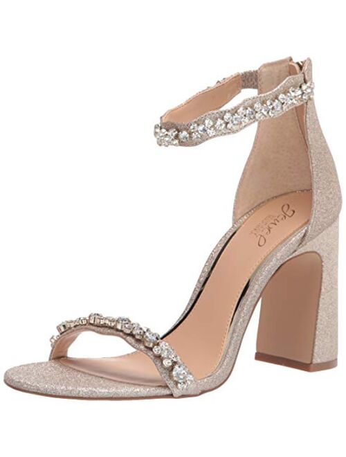 Jewel Badgley Mischka Women's Ornamented Sandal Heeled