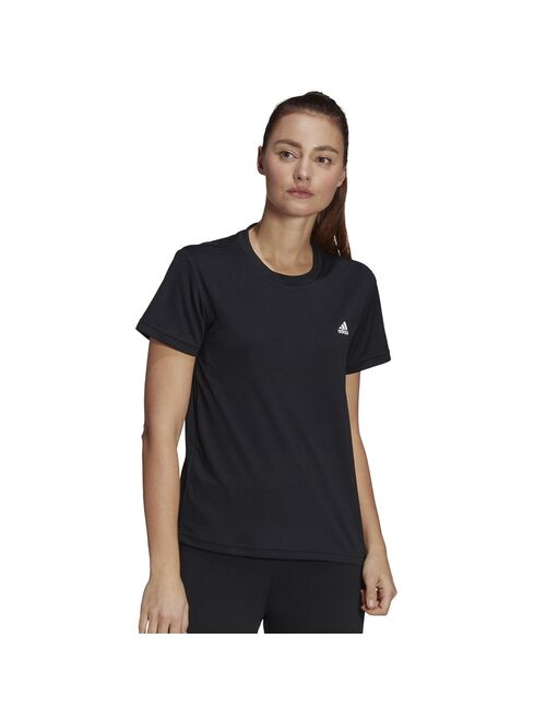 Women's adidas Crewneck Logo Tee