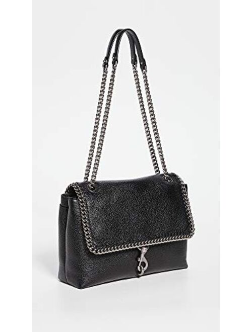 Rebecca Minkoff Women's Edie Shoulder Bag with Woven Chain