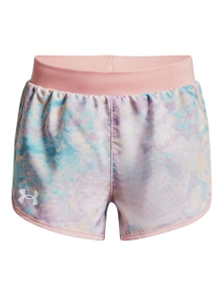 Girls' UA Fly-By Printed Shorts