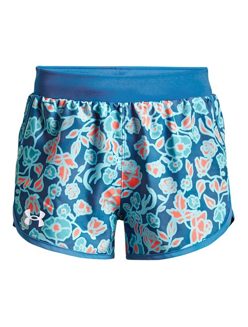 Under Armour Girls' UA Fly-By Printed Shorts