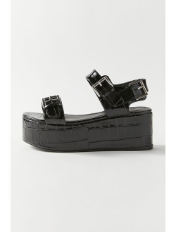 UO Violet Buckle Flatform Sandal