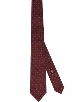 GG pattern silk tie
