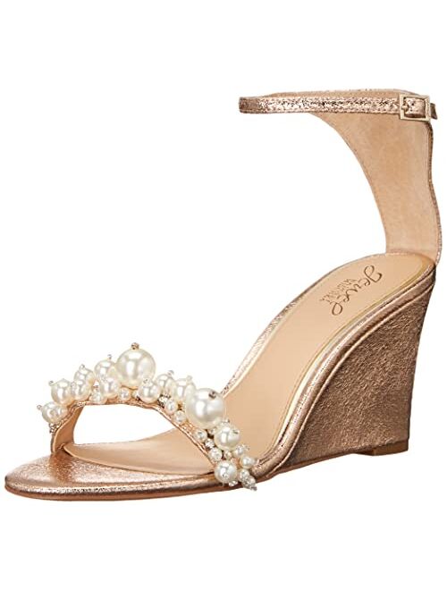 Jewel Badgley Mischka Women's Laurence Embellished Wedges