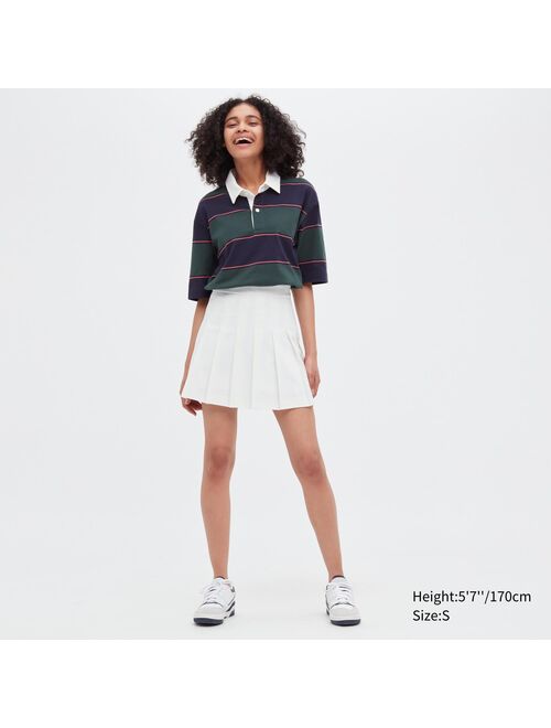 Uniqlo Pleated A-Line Mini Skirt