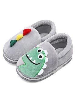 Centipede Demon Plush Warm Slippers for Girls Boys Kids Toddlers Winter Fur Lined Indoor House Home Shoes