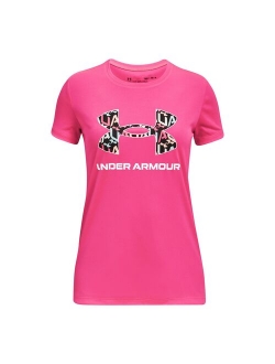 Girls 7-16 Under Armour Big Moisture Wicking Logo Tech Tee