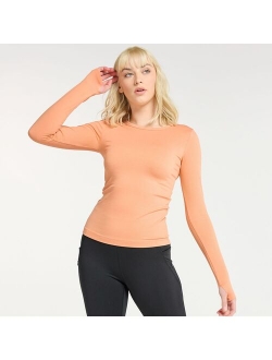 Women's FLX Balance Ribbed Moisture Wicking Crewneck Tee