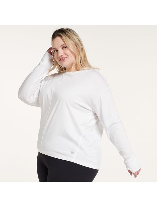 Plus Size FLX Harmony Front Moisture Wicking Seam Tee