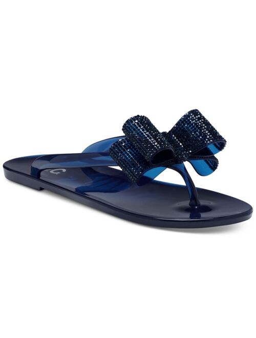 INC International Concepts Madena Bow Jelly Sandals, Created for Macy's