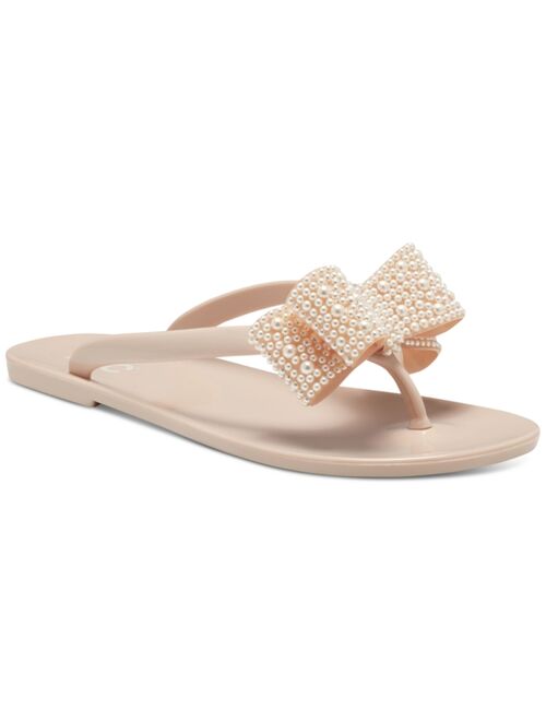 INC International Concepts Madena Bow Jelly Sandals, Created for Macy's