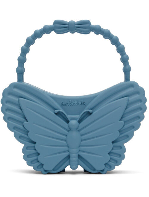 forBitches Blue Moulded Edition Butterfly Bag