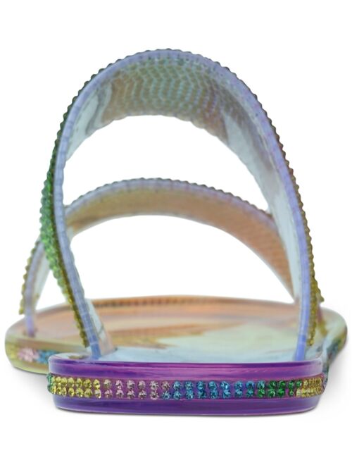 Wild Pair Juba Jelly Bling Flat Sandals, Created for Macy's