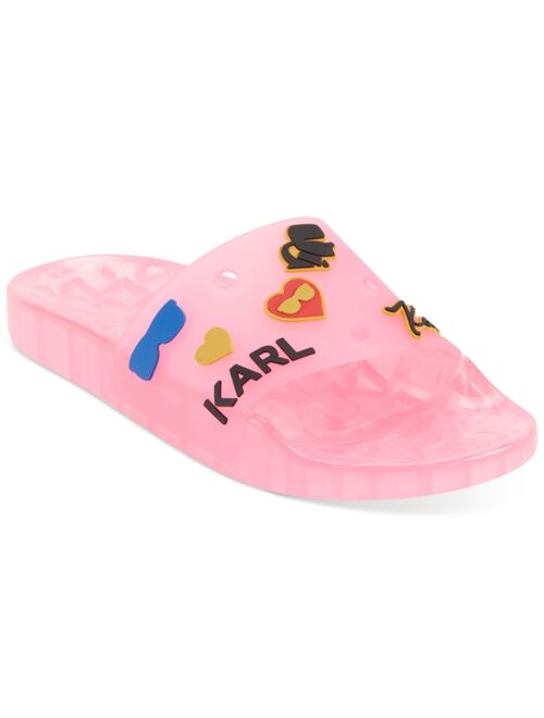 Karl Lagerfeld Paris Women's Thea Pool Slide Sandals