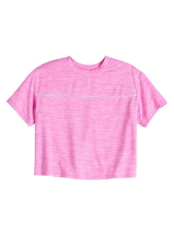 Girls 7-16 Tek Gear Tulip Back Moisture Wicking Tee in Regular & Plus