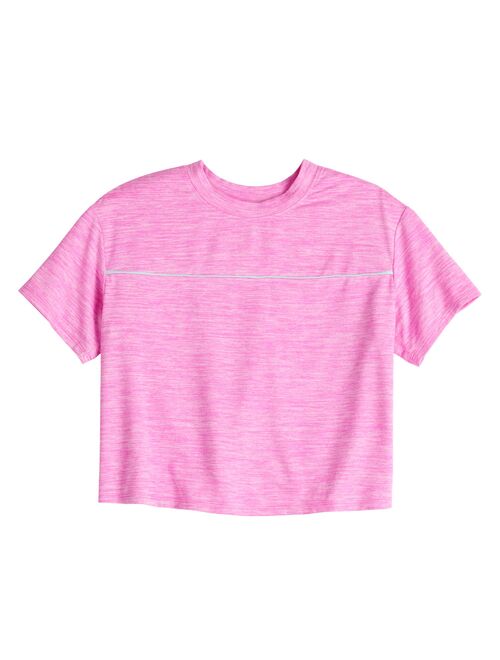 Girls 7-16 Tek Gear® Tulip Back Moisture Wicking Tee in Regular & Plus