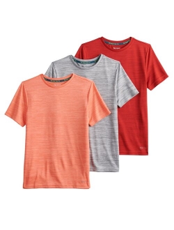 Boys 8-20 Tek Gear 3-Pack Dry Tek Moisture Wicking Tees in Regular & Husky