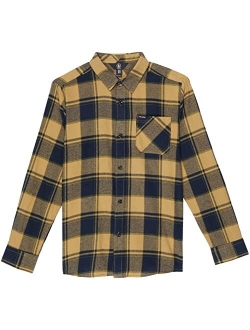 Kids Caden Plaid Long Sleeve (Big Kids)