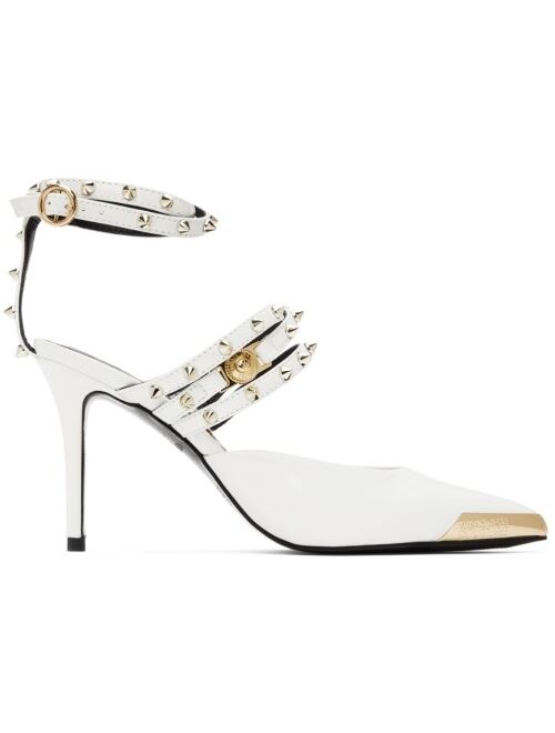 Versace Jeans Couture White Scarlett Heels