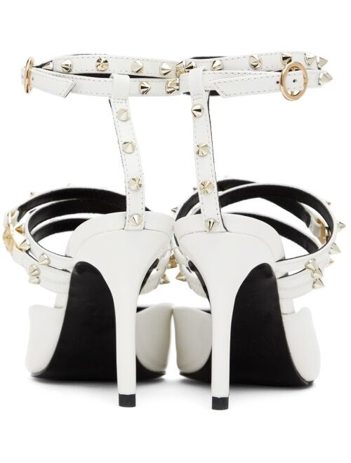 Versace Jeans Couture White Scarlett Heels